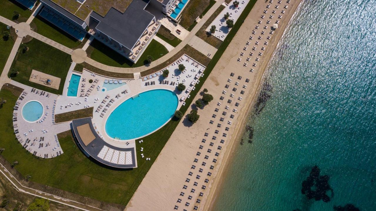 Ammoa Luxury Hotel & Spa Resort Nikiti  Exterior photo Aerial view of the hotel